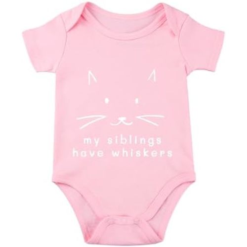 My Siblings Have Paws Bodysuit Baby Paws Romper Cat Whiskers Bodysuit Cute Baby Clothes Newborn Sibling Announcement Bodysuit