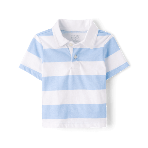 Baby And Toddler Boys Matching Family Tropical Polo - Blue
