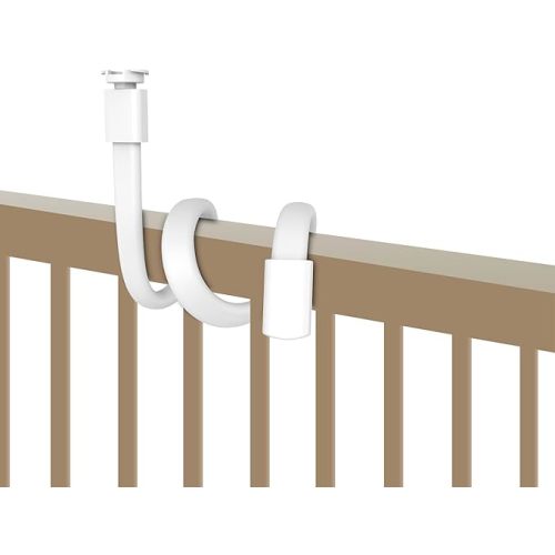 HelloBaby Baby Monitor Mount for HB6550/ Pro/ HB6560/ HB65/ HB6339/ HB40/ HB6081/ HB66/ HB6351, 20 Inch Flexible Arm Bracket, Sturdy Camera Holder Attaches to Crib Cot Shelves, No Tools or Wall Damage