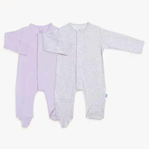flamingo flair organic cotton magnetic footies | 2 set – Magnetic Me