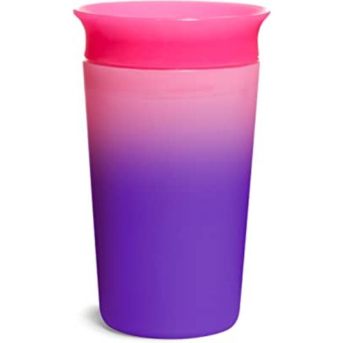 Munchkin® Miracle® 360 Color Changing, Plastic, Sippy Cup, 9 Ounce, Pink
