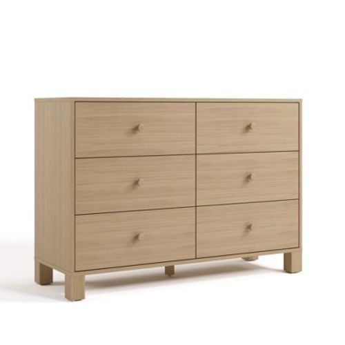 Storkcraft California 6 Drawer Dresser Driftwood