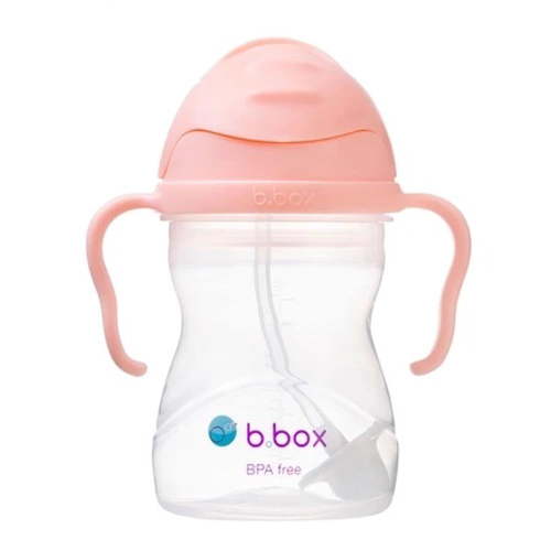 b.box Sippy Cup with Weighted Straw - Spill Proof, 8 oz, [Tutti Frutti]