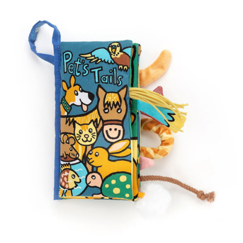 Pet Tails - Crinkly Fabric Book by Jellycat – Pacifier Kids Boutique