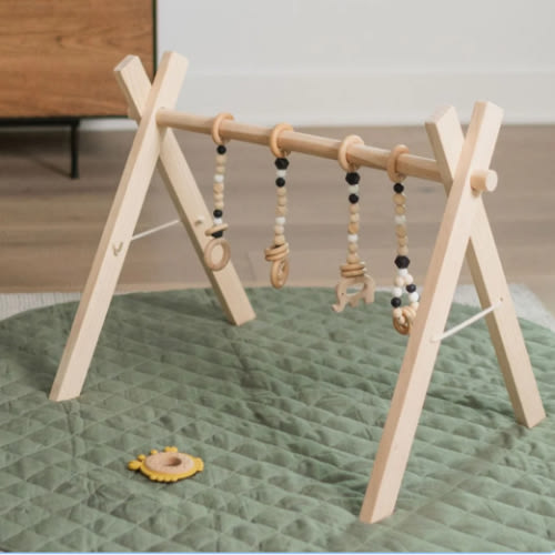 Poppyseed Play - Wooden Baby Play Gym