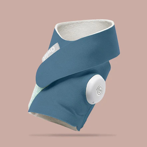 Owlet Bedtime Blue Fabric Sock 1 & 2