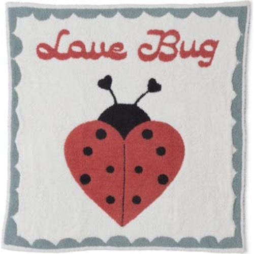 CozyChic® Barefoot Dreams Love Bug Receiving Blanket
