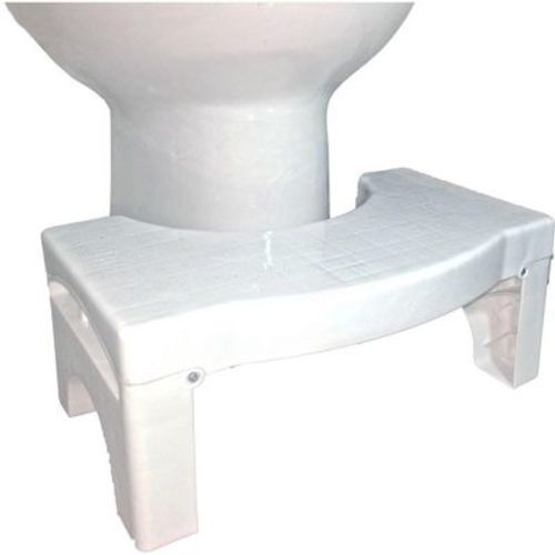 5 Star Super Deals Squat N Drop Portable Foldable Bathroom Assistance Toilet Stool 7" - Folding Squatting Toilet Potty Step Stool