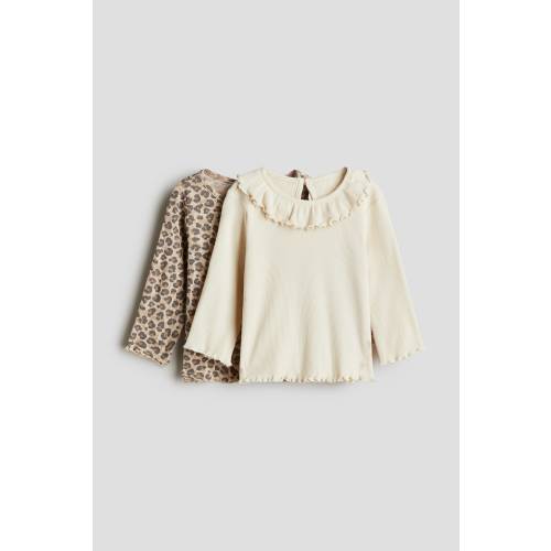 2-PACK RIBBED JERSEY TOPS