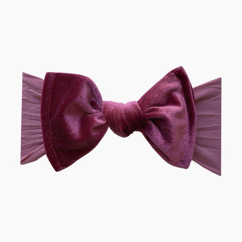 Baby Bling Velvet Knot - Winterberry