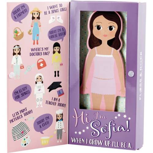 Sofia Magnetic Dress Up Character - Floss & Rock | Maisonette