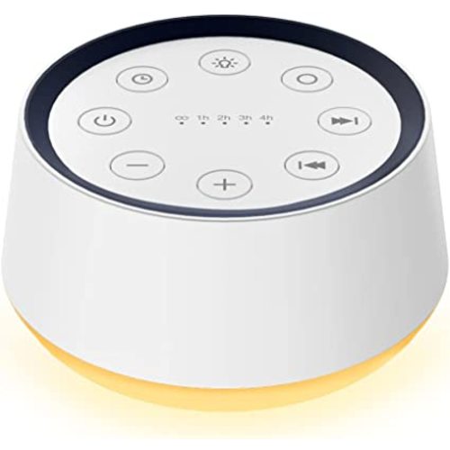 Brown Noise Sound Machine with 30 Soothing Sounds 12 Colors Night Light White Noise Machine for Adults Baby Kids Sleep Machines Memory Function 36 Volume Levels 5 Timers for Home Office Travel