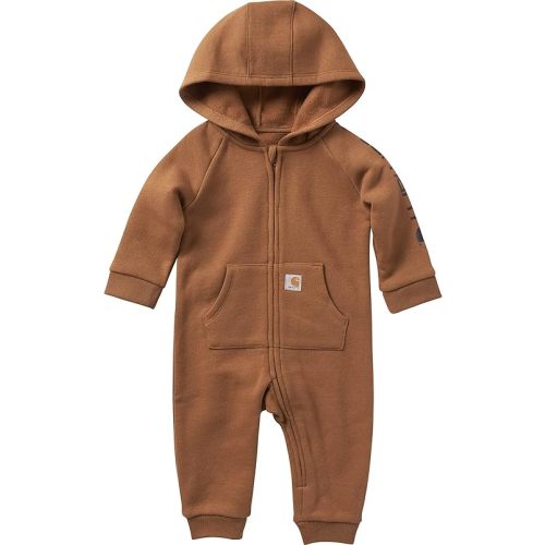 Carhartt Baby Boys' Long-Sleeve Zip-Front Hooded Coverall 6m