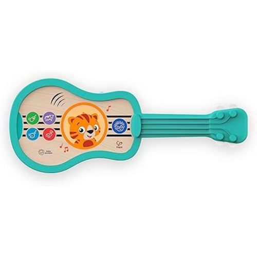 Baby Einstein Sing & Strum Magic Touch Ukulele Wooden Musical Toy, Ages 6 Months+, Multicolored