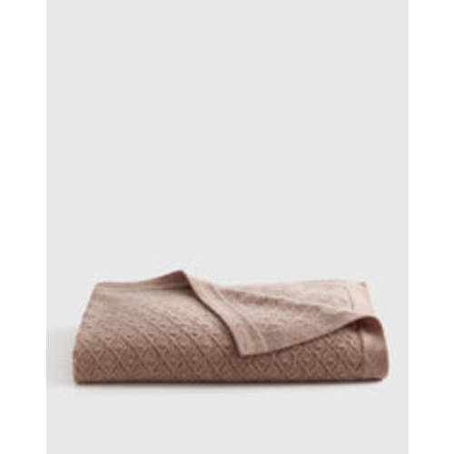 Washable Cashmere Pointelle Baby Blanket