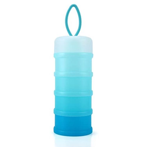 Accmor Baby Formula Dispenser On The Go, Stackable Formula Dispenser Formula Container to Go, Non-Spill Portable Milk Powder Kids Snack Storage Container, BPA Free