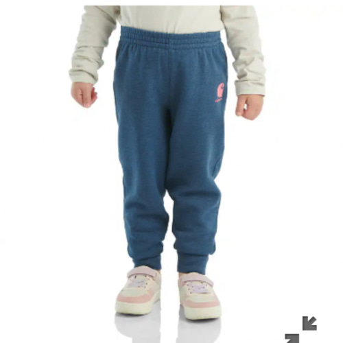 Girls' Long-Sleeve Fleece Logo Sweatpants (Infant/Toddler) | Gear | Carhartt