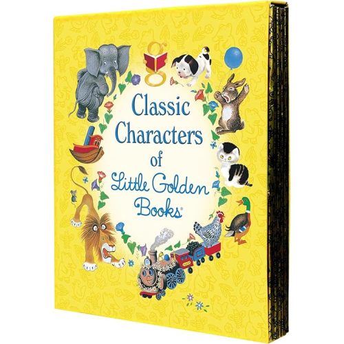 Classic Characters of Little Golden Books: The Poky Little Puppy, Tootle, The Saggy Baggy Elephant, Tawny Scrawny Lion, and Scuffy the Tugboat Hardcover – Picture Book, January 12, 2010