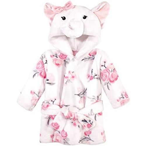 Hudson Baby Unisex Baby Plush Animal Face Bathrobe