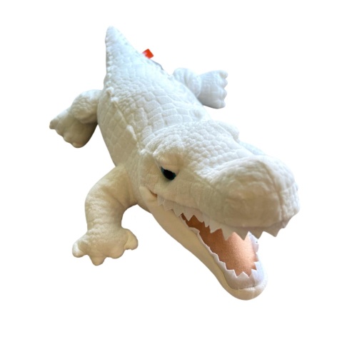 White Alligator Toy, Large