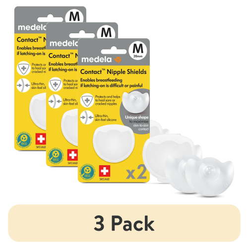(3 pack) Medela Contact Nipple Shields, 20mm with Carrying Case