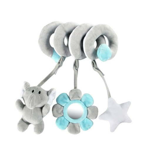 BESTSKY Stroller Toys,Carseat Toys Hanging,Baby Girl Gifts,Gray Elephant