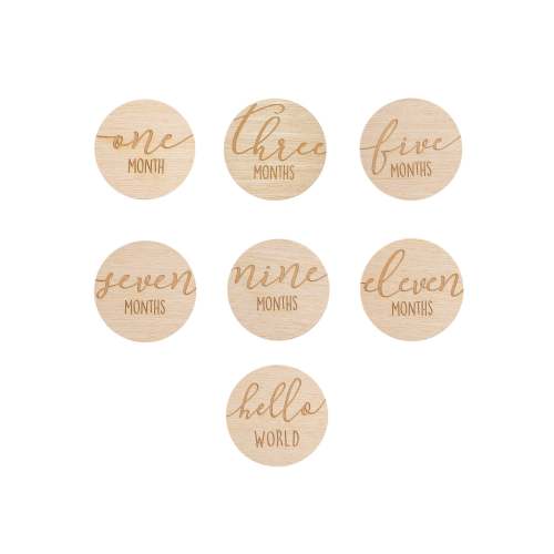 Wooden Reversible Milestone Photo Prop