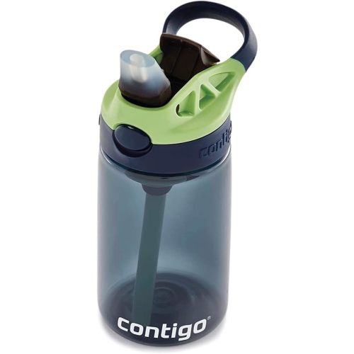 Contigo AUTOSPOUT Camping Hydration Water Bottles, 14oz (Pack of 1), Blueberry