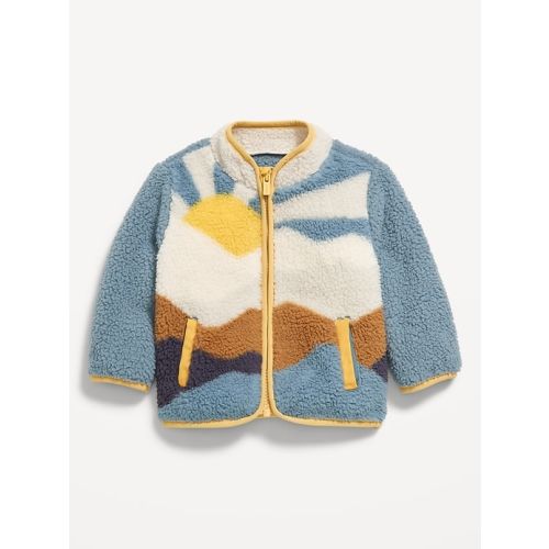Sherpa Zip-Front Jacket for Baby