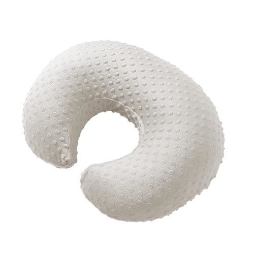Baby Nursing Pillow and Body Positioner with Premium Slipcover for Breastfeeding for Baby Boys and Girls, Feeding Pillow with Breathable Comfortable Pillowcase (Sand)