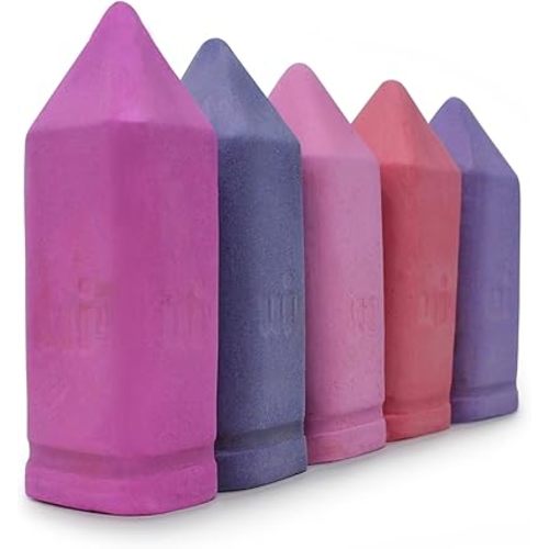 Urban Infant Non-Toxic Sidewalk Chalk for Toddlers and Kids - Washable Outdoor Jumbo Chalk - Berry Land