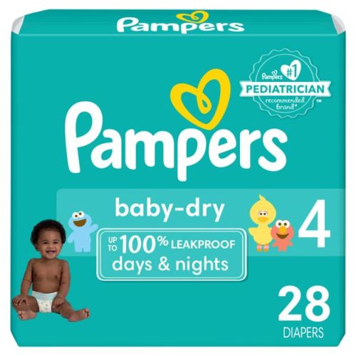 Pampers Baby Dry Diapers Super Pack - Newborn - 104ct