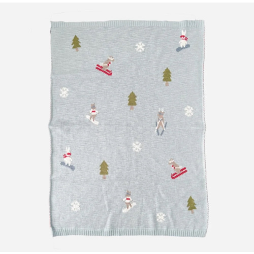 Ski Baby Blanket
