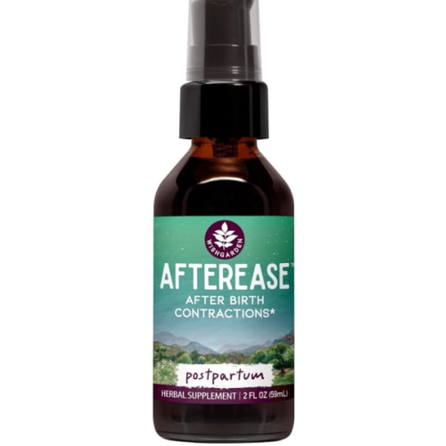 AfterEase for After Birth Contractions - All-Natural Herbal Supplement with Cramp Bark & Black Haw Bark Soothes Afterbirth Contractions