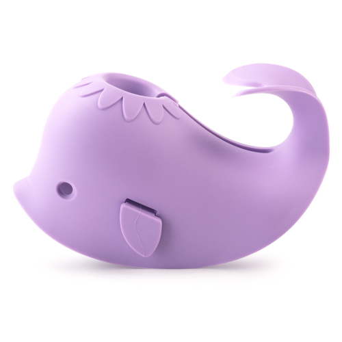 Faucet Cover Bathtub Baby, Bath Spout Cover for Baby, Tub Spout Cover Bathtub Faucet Cover Kids Safety, Protection Baby Universal Bath Silicone Toys, Whale, purple
