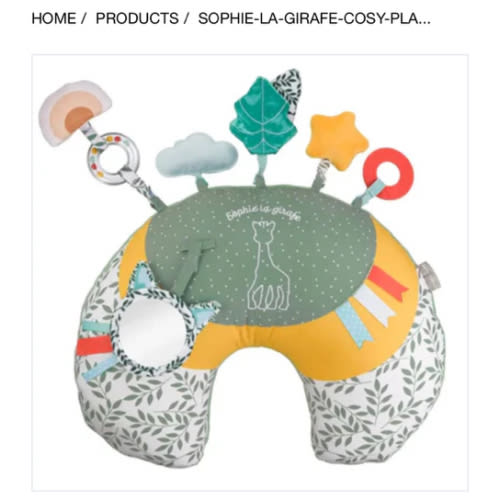 Sophie La Girafe  Cosy Play Cushion
