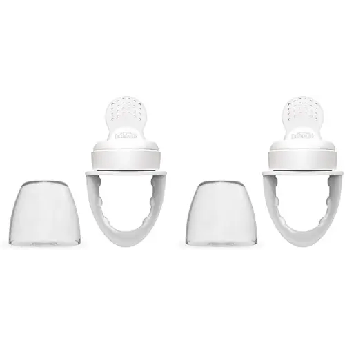 Dr. Brown's Designed to Nourish, Fresh Firsts Silicone Feeder, Grey, One Size (Pack of 2)