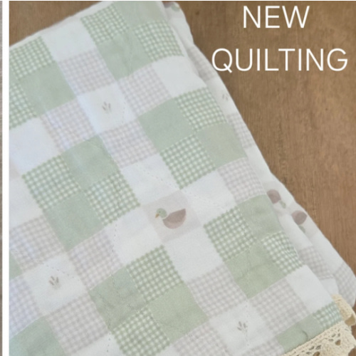 Little Mallard Duck QUILTED 6 Layer Gauze Blanket