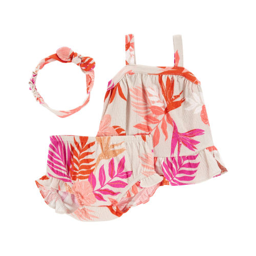 Baby 3-Piece Floral Crinkle Jersey Set - Carter's | Carter's