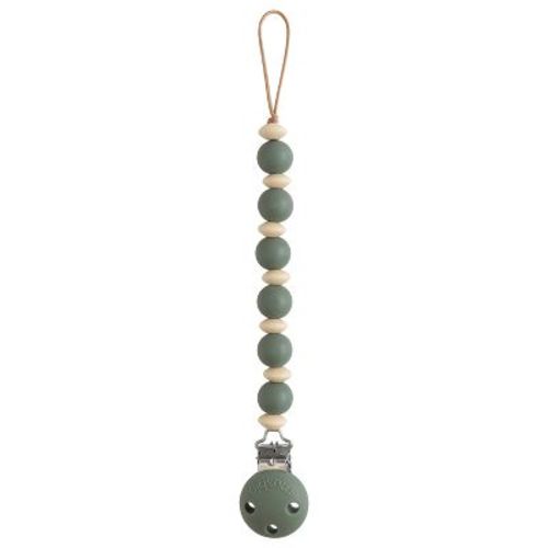 Silicone Pacifier Clip | Luna Dried Thyme One Size