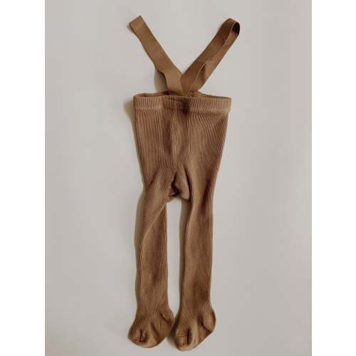 Knit Footie Suspender Tights