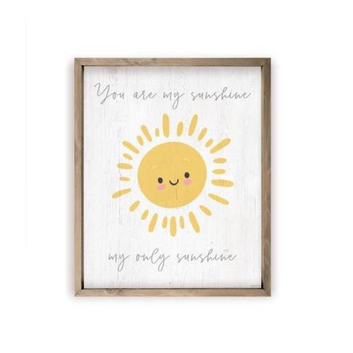 You Are My Sunshine Farmhouse Style Wall Decor Sign - Available In Four Sizes