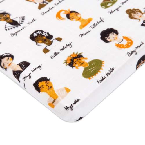 Babyletto All-Stages Bassinet Sheet - Women In History