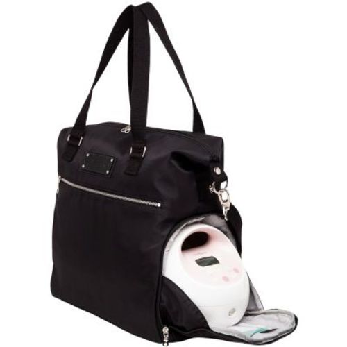 Sarah Wells Lizzy Breast Pump Tote – Lightweight, Easy-Clean Bag with Insulated Pocket, Laptop Sleeve & Side Storage – Fits Pumps & More
