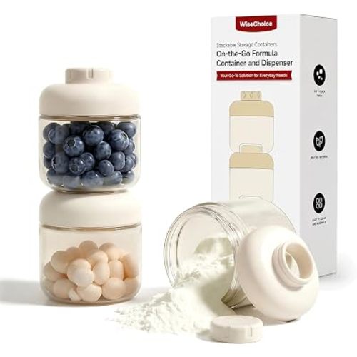 Formula Container to go, Formula Dispenser for Day & Night Portion Storage