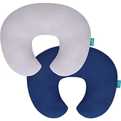 Biloban Nursing Pillow Cover 2 Pack Fit for Boppy Pillow, Breathable & Skin-Friendly Nursing Slipcovers for Breastfeeding Mom, Comfortable & Machine Washable Nursing Covers