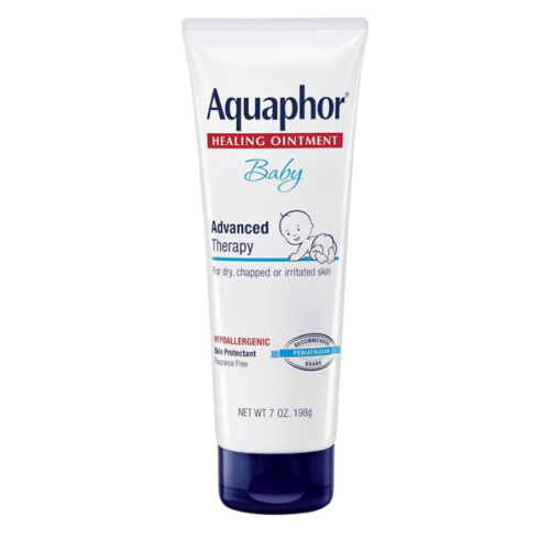 Aquaphor Baby Healing Ointment Advanced Therapy Skin Protectant, Dry Skin and Diaper Rash Ointment, 7 Oz Tube