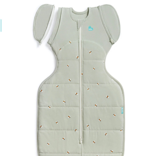 Swaddle Up™ Transition Bag 2.5 TOG Cotton Olive Bees