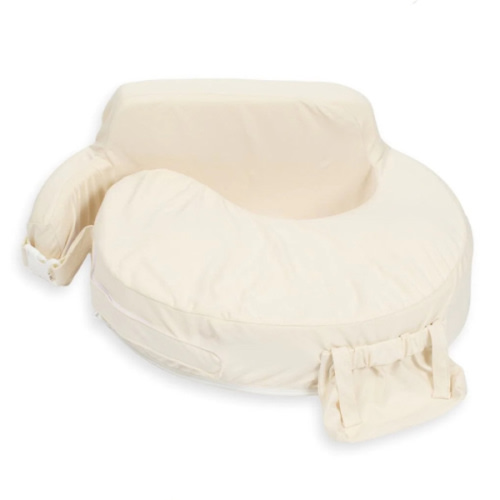 Super Deluxe Oat Nursing Pillow with 100% Organic Cotton Cover