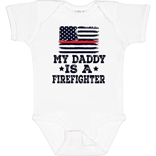 inktastic Fireman Daddy Is a Firefighter Baby Bodysuit